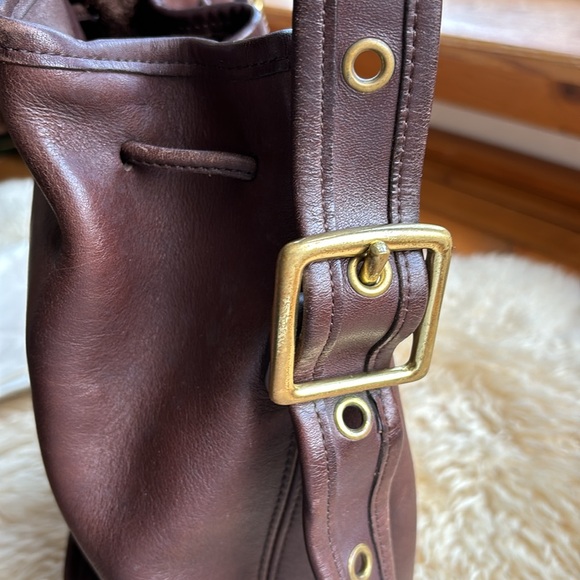 Vintage Coach Legacy Drawstring Bucket Crossbody - Picture 10 of 15